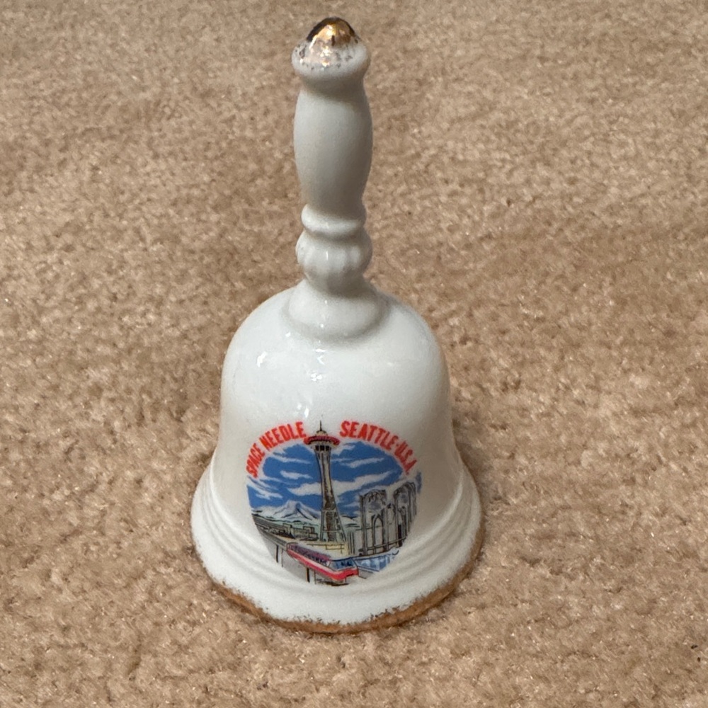 Seattle Souvenir Bell with Space Needle Design